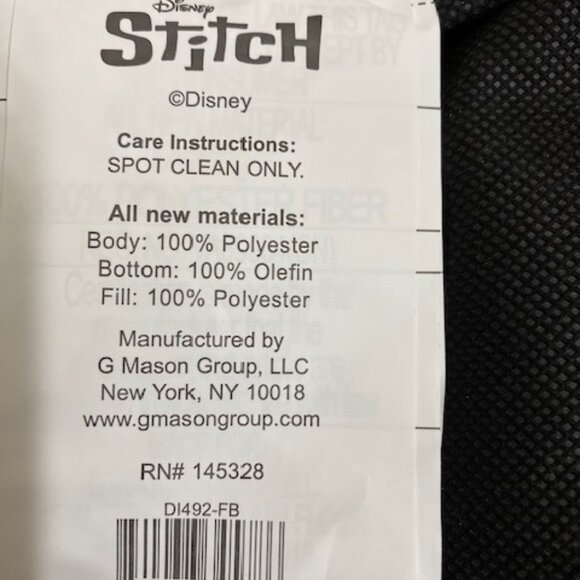 Disney Stitch Pet Bed 20in x 16in x 6in - Picture 5 of 6